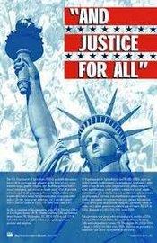 "and justice for all" sign 