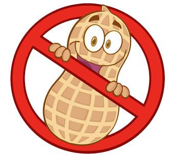 no peanut sign no peanut sign